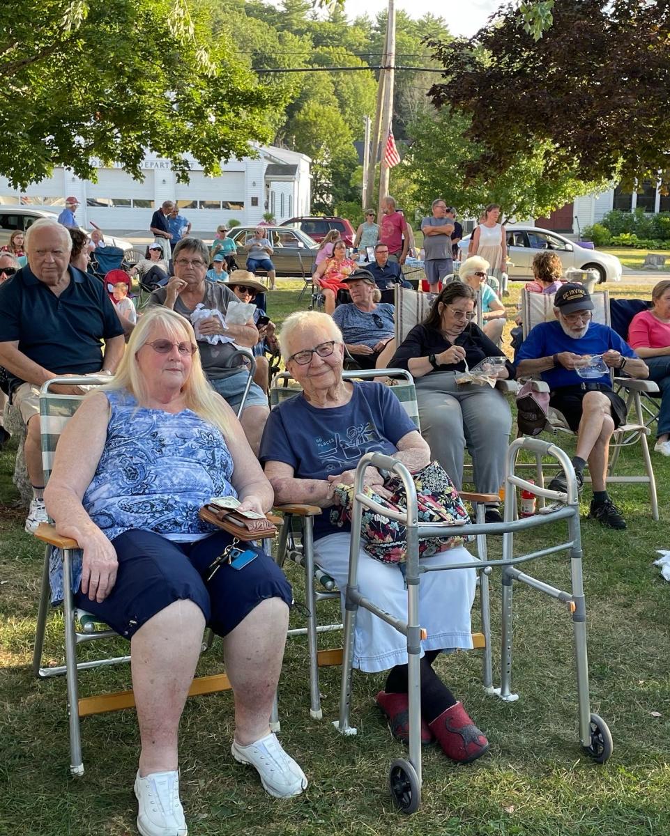 Roxanne and Betty at a Summer Concert on the Common, 2022