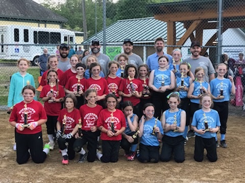 Softball 2019 1st and 2nd place champs