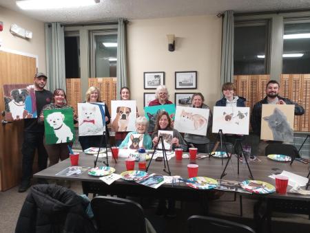 Paint your pet night with Katie