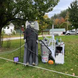 Frankenstein Scarecrow on the town common