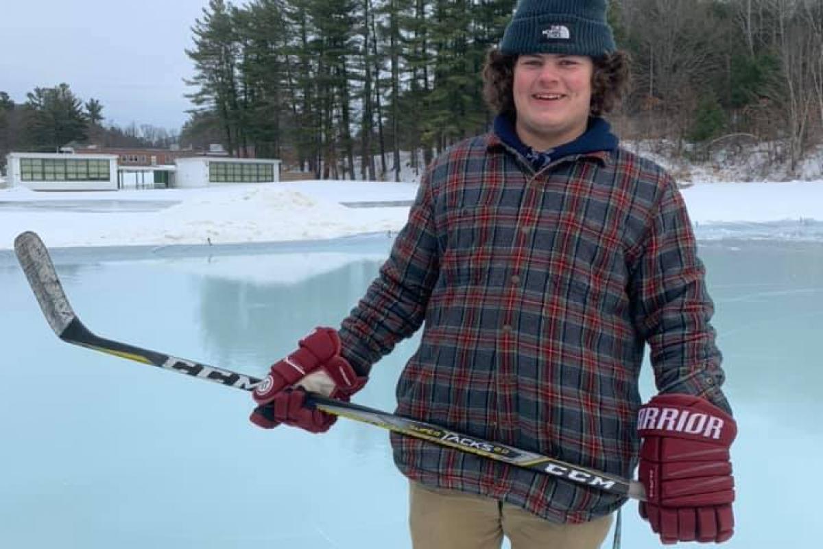We have Sean Hunter and his Eagle Scout project to thank for this Ice Rink!