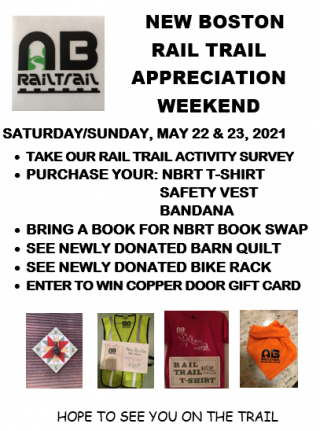 Rail Trail Appreciation Weekend May 22 and 23